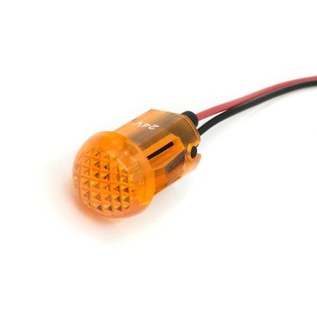 DIALIGHT 1/2  Dom Snap Yl 24Vdc W/Leads 655-2304-103F